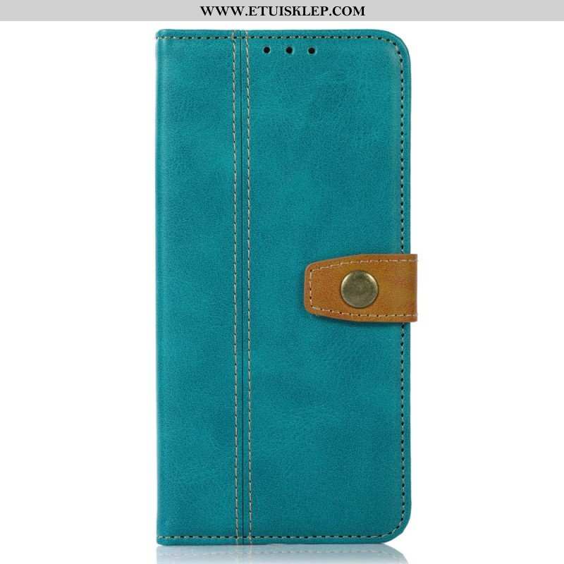Etui Folio do Xiaomi Redmi Note 12 4G Taśma Tapicerska